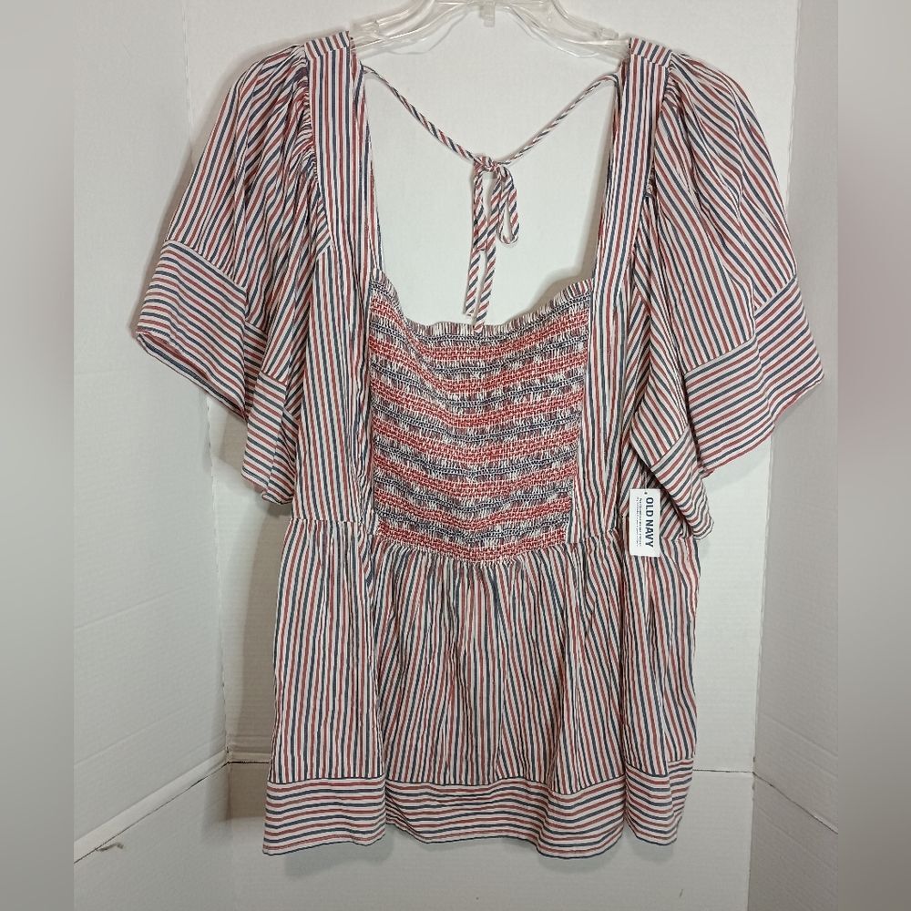 Women's Old Navy Peasant Top Size 4X
